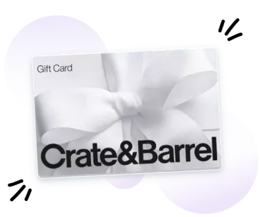 Sharing Crate & Barrel gift Cards in bulk