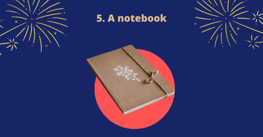 new year gifts for employees - notebook in image