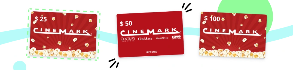 desired Cinemark gift Cards