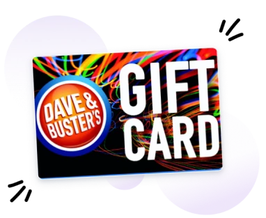 Dave & Buster's gift cards at scale