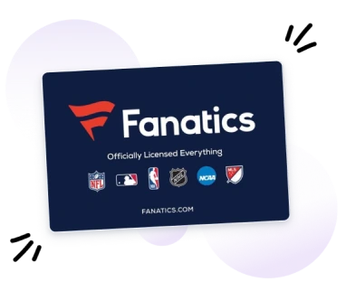 Fanatics gift cards at scale