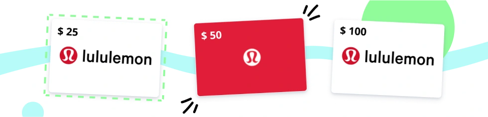 multiple Lululemon eGift Card