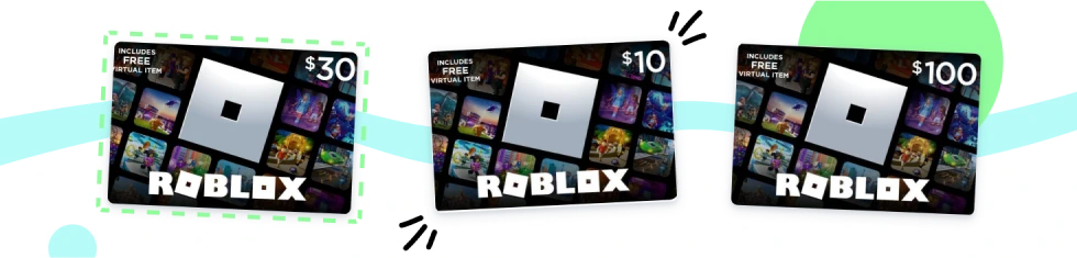 multiple Roblox eGift Card