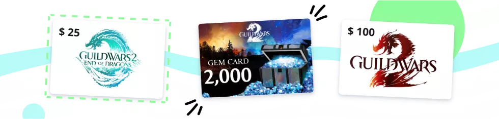 Share Guild Wars 2 Gem Cards