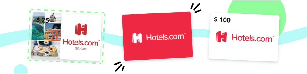Hotels.com gift Cards' Value to share in bulk