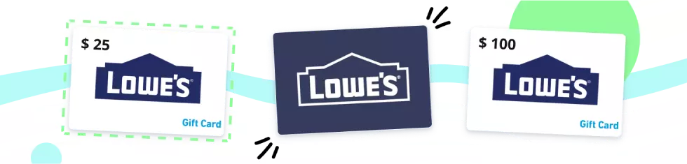 Share Online Lowe's Gift Cards