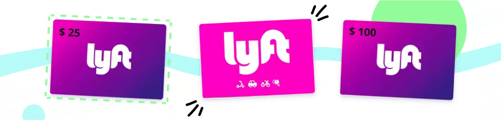 multiple Lyft eGift Card