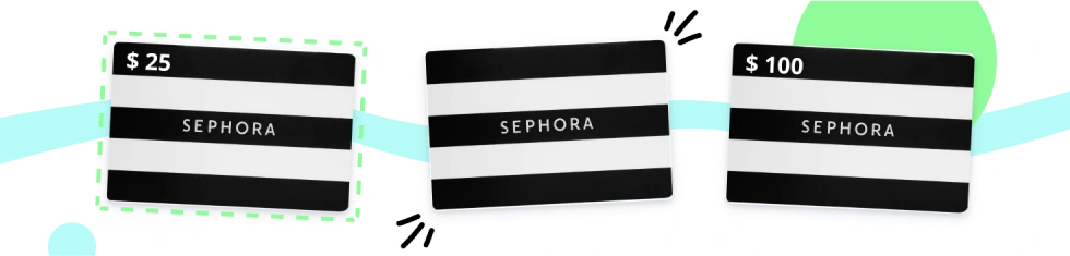 Sephora eGift Card values in bulk