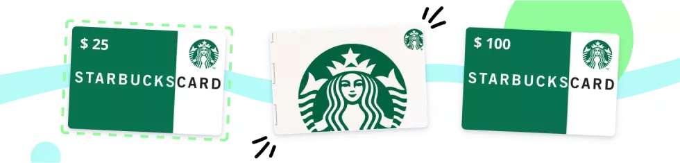 Share multiple Starbucks gift Cards